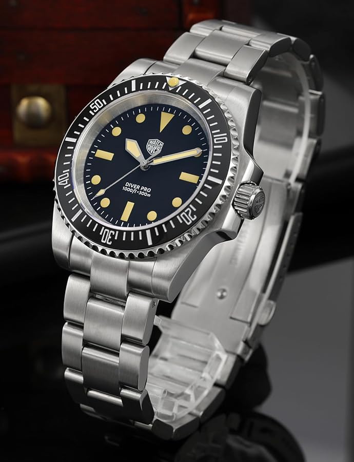 Amazon | watchdives プロフェッショナルダイバーウォッチ 男性